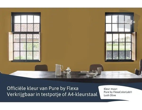 Kleurstaal Flexa Pure Lush Olive Kleurstaal Flexa Pure Lush Olive