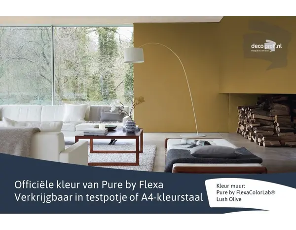 Kleurstaal Flexa Pure Lush Olive Kleurstaal Flexa Pure Lush Olive