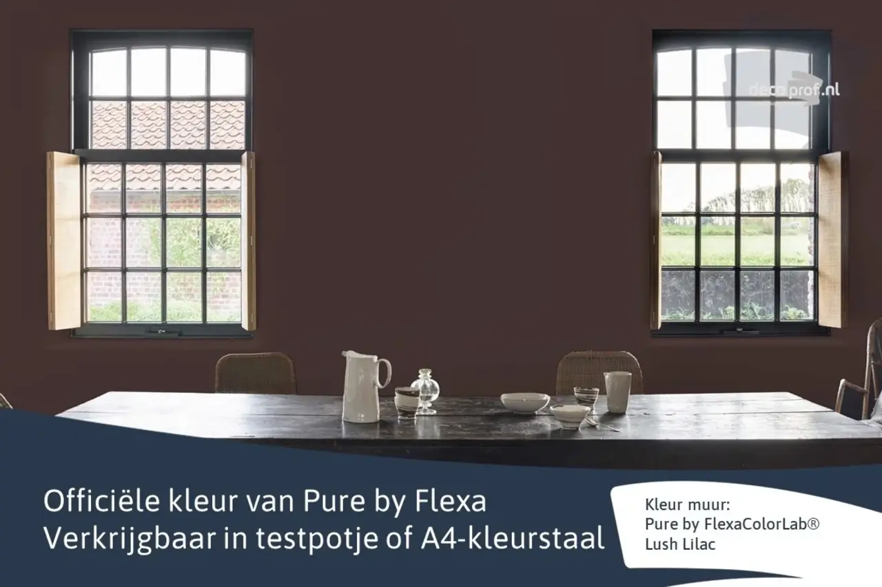 Kleurstaal Flexa Pure Lush Lilac Kleurstaal Flexa Pure Lush Lilac