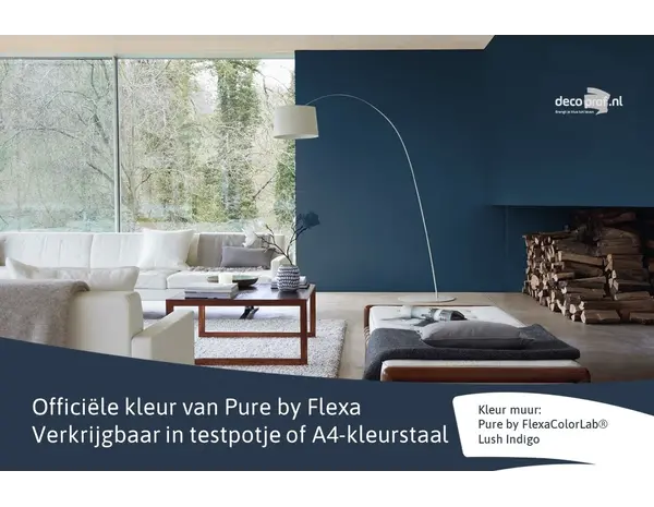 Kleurstaal Flexa Pure Lush Indigo Kleurstaal Flexa Pure Lush Indigo
