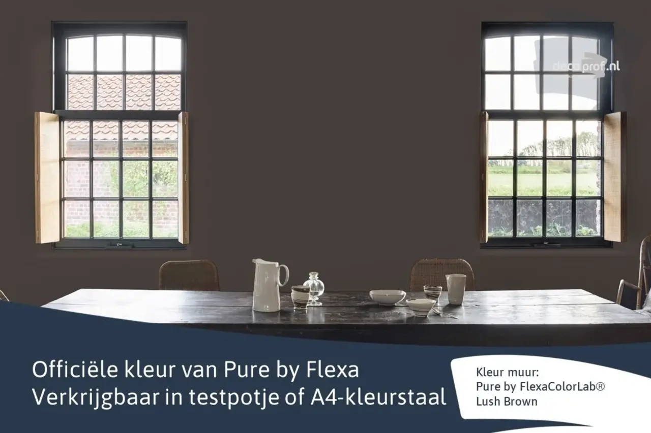 Kleurstaal Flexa Pure Lush Brown Kleurstaal Flexa Pure Lush Brown