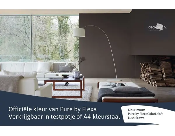 Kleurstaal Flexa Pure Lush Brown Kleurstaal Flexa Pure Lush Brown