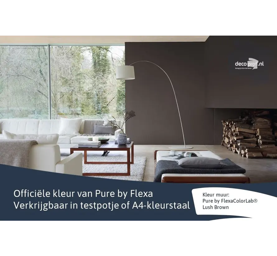 Kleurstaal Flexa Pure Lush Brown - A4 Formaat