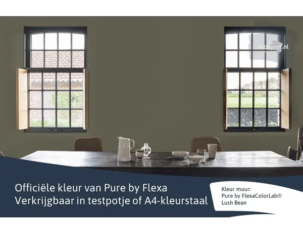 Kleurstaal Flexa Pure Lush Bean Kleurstaal Flexa Pure Lush Bean