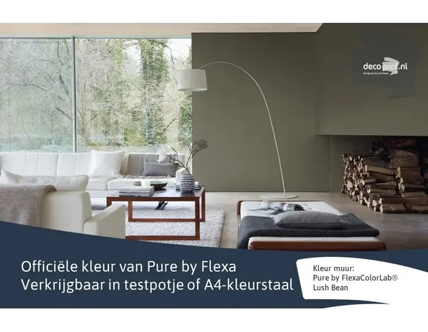 Kleurstaal Flexa Pure Lush Bean Kleurstaal Flexa Pure Lush Bean