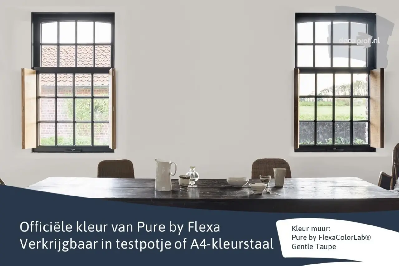 Kleurstaal Flexa Pure Gentle Taupe