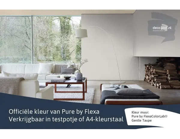 Kleurstaal Flexa Pure Gentle Taupe