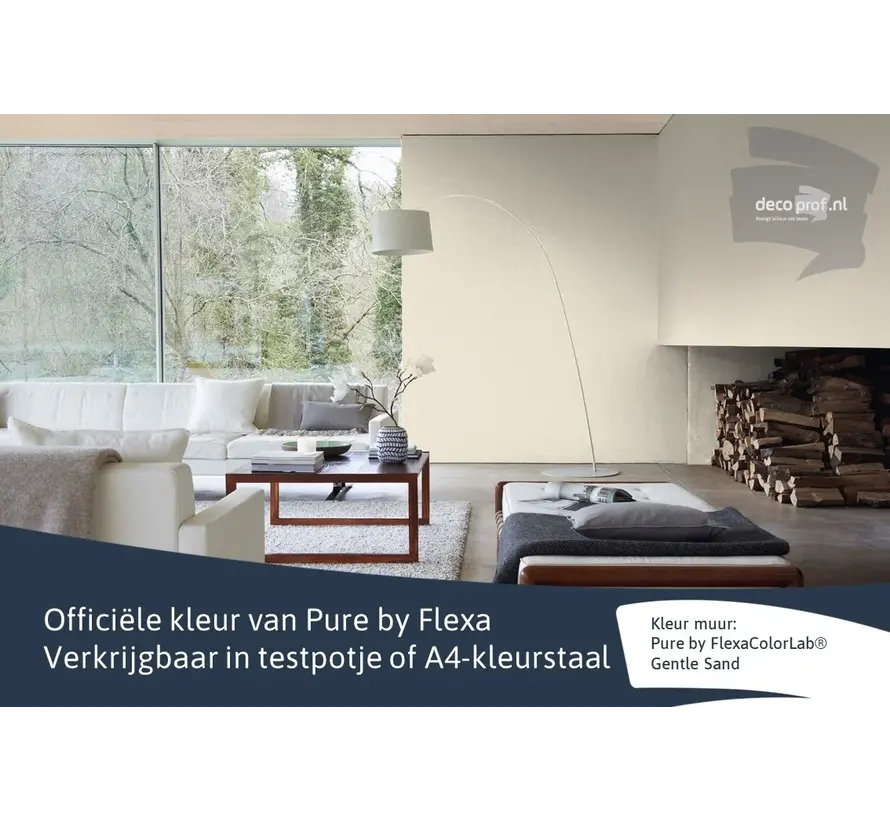 Kleurstaal Flexa Pure Gentle Sand - A4 Formaat