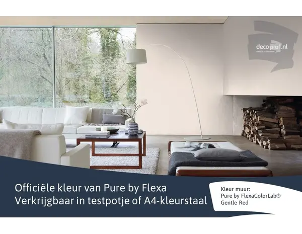 Kleurstaal Flexa Pure Gentle Red