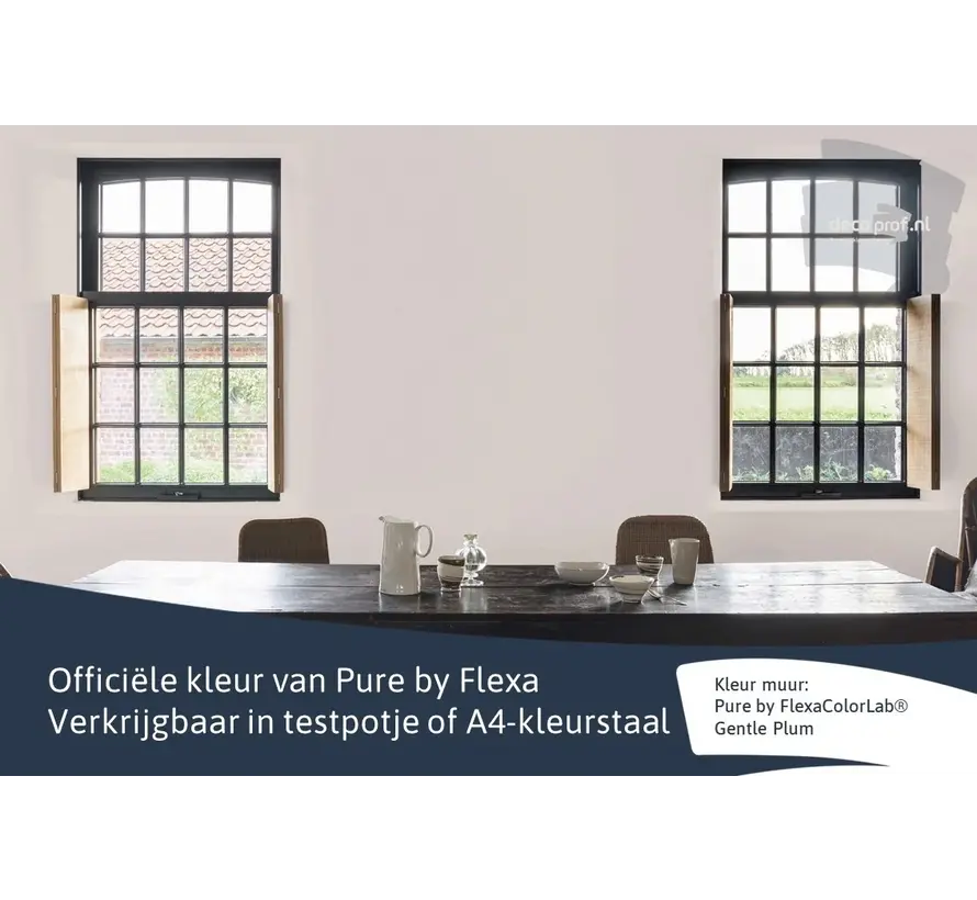 Kleurstaal Flexa Pure Gentle Plum - A4 Formaat