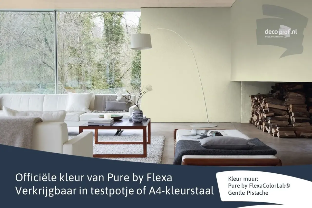 Kleurstaal Flexa Pure Gentle Pistache Kleurstaal Flexa Pure Gentle Pistache