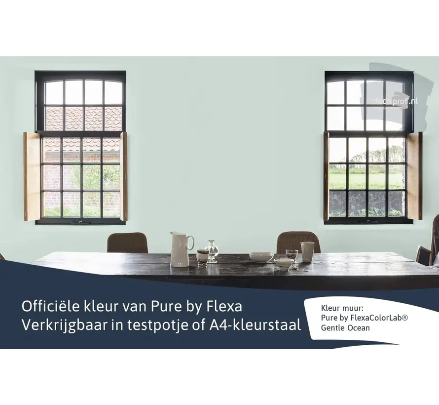 Kleurstaal Flexa Pure Gentle Ocean - A4 Formaat