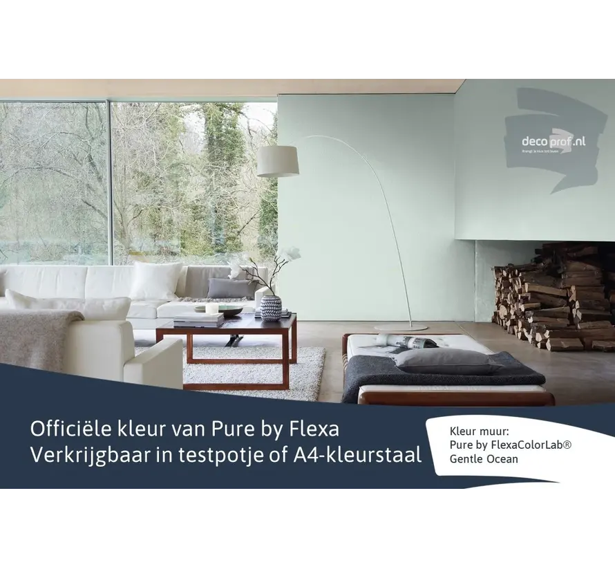 Kleurstaal Flexa Pure Gentle Ocean - A4 Formaat