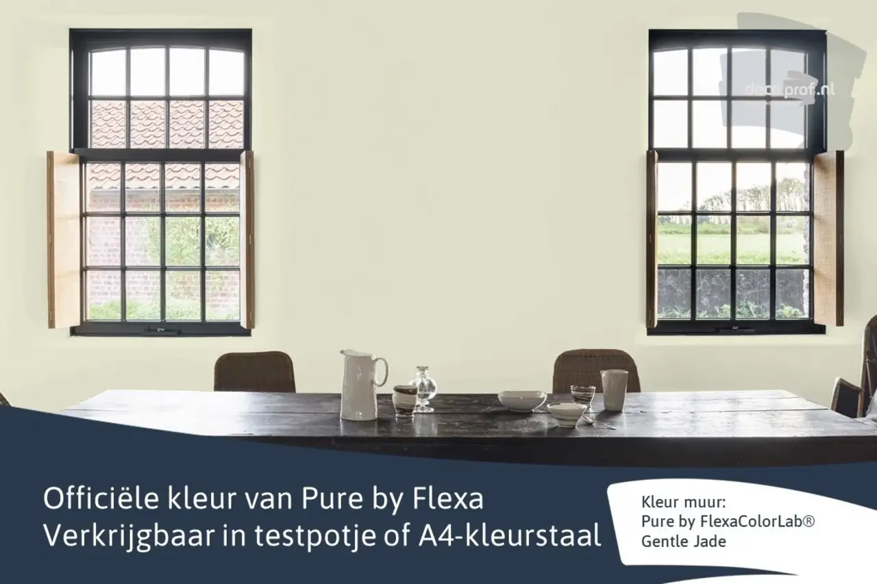 Kleurstaal Flexa Pure Gentle Jade Kleurstaal Flexa Pure Gentle Jade