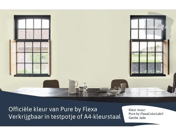 Kleurstaal Flexa Pure Gentle Jade Kleurstaal Flexa Pure Gentle Jade