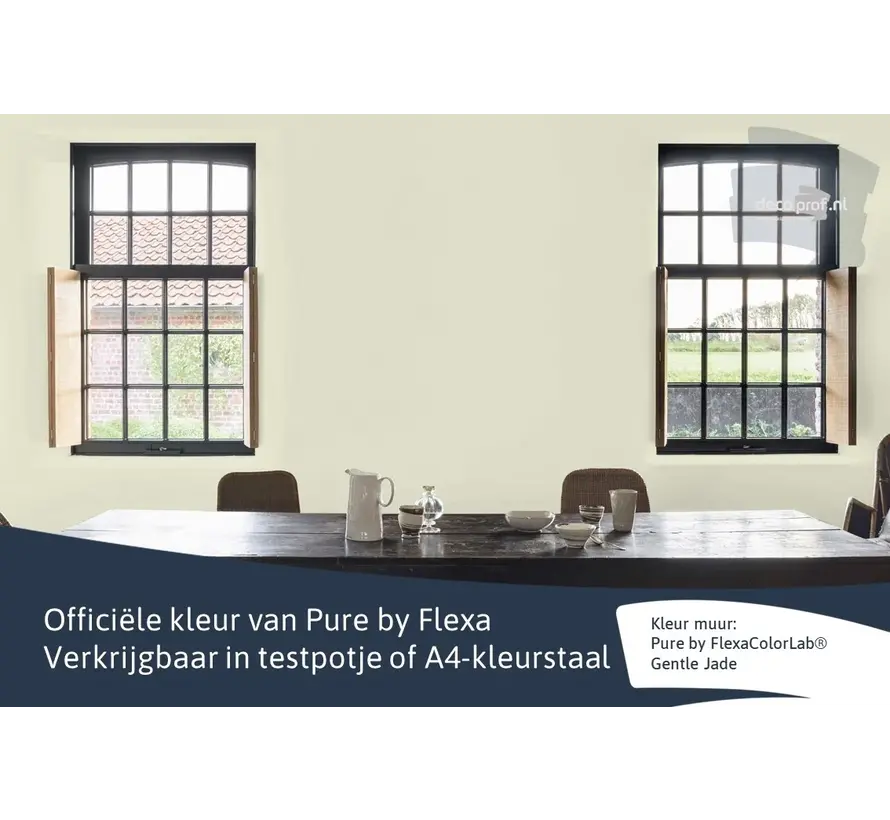 Kleurstaal Flexa Pure Gentle Jade - A4 Formaat