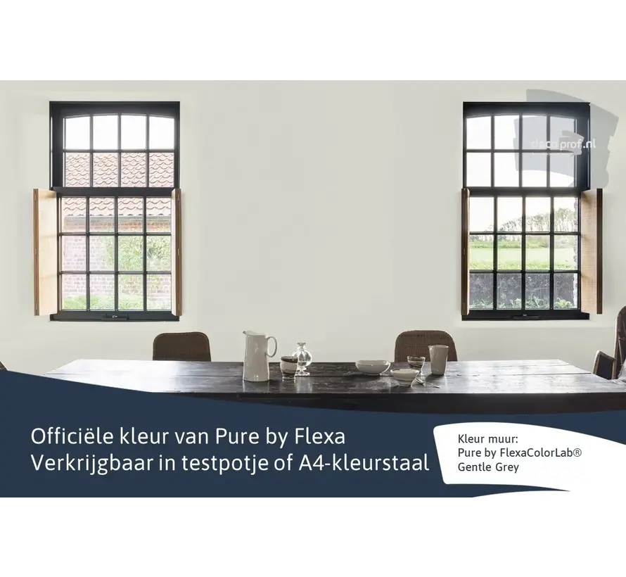 Kleurstaal Flexa Pure Gentle Grey - A4 Formaat