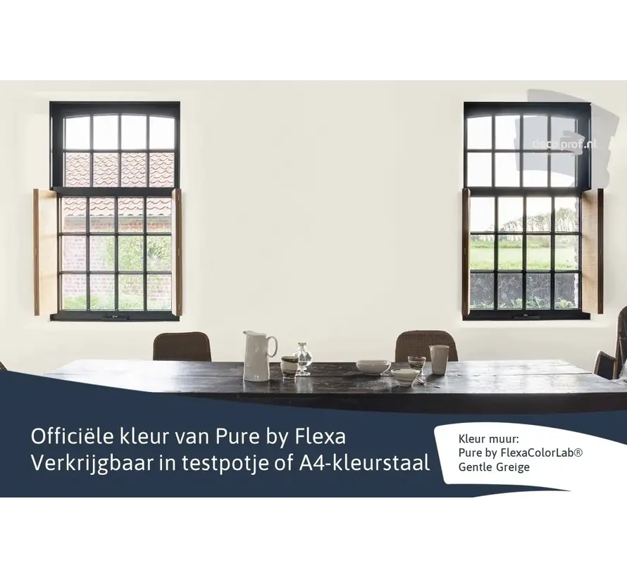 Kleurstaal Flexa Pure Gentle Greige - A4 Formaat