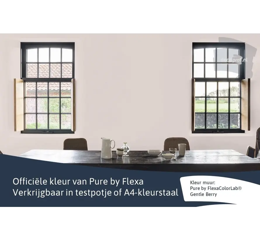 Kleurstaal Flexa Pure Gentle Berry - A4 Formaat