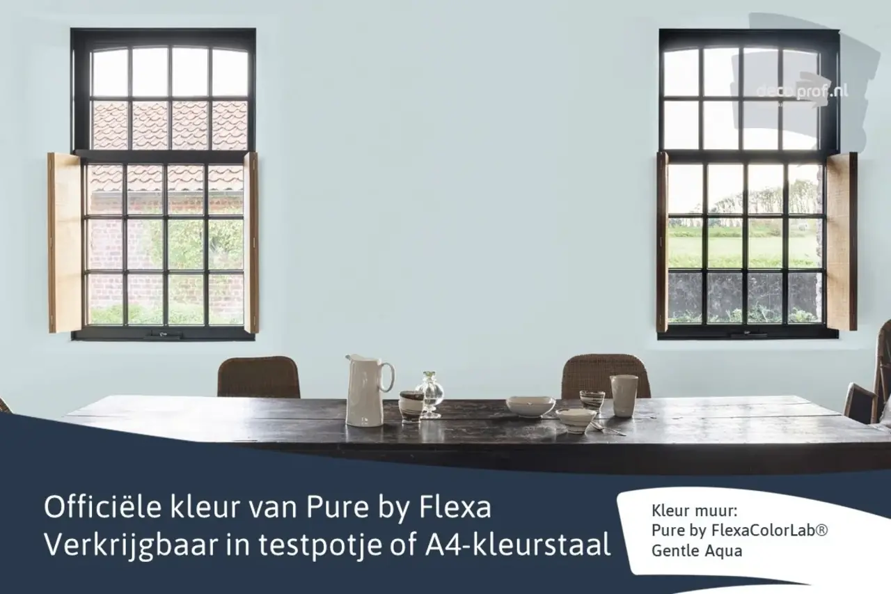Kleurstaal Flexa Pure Gentle Aqua Kleurstaal Flexa Pure Gentle Aqua
