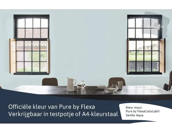Kleurstaal Flexa Pure Gentle Aqua Kleurstaal Flexa Pure Gentle Aqua