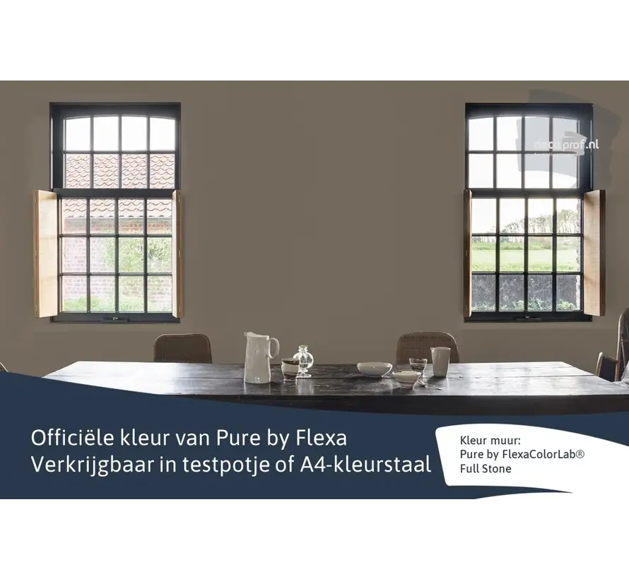 Kleurstaal Flexa Pure Full Stone - A4 Formaat