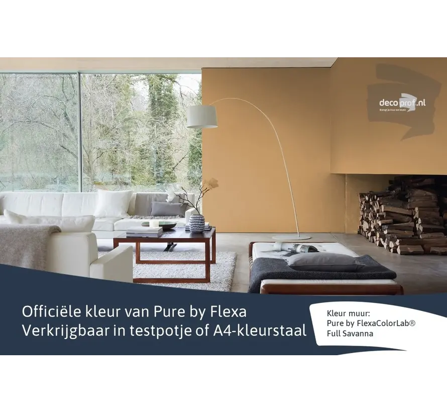 Kleurstaal Flexa Pure Full Savanna - A4 Formaat