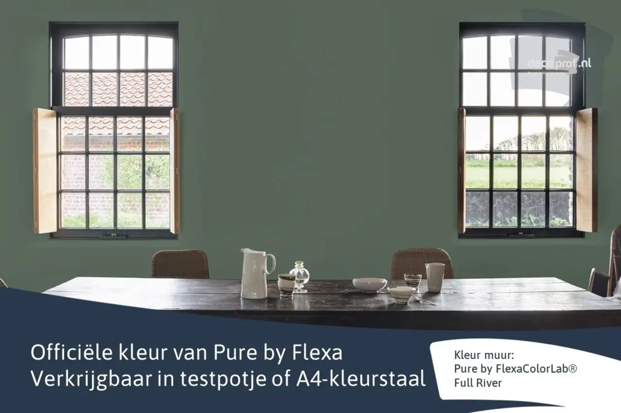 Kleurstaal Flexa Pure Full River Kleurstaal Flexa Pure Full River