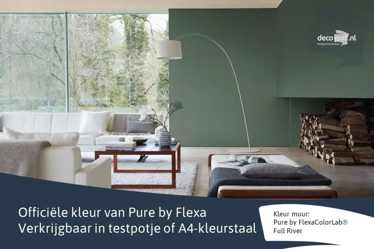 Kleurstaal Flexa Pure Full River Kleurstaal Flexa Pure Full River