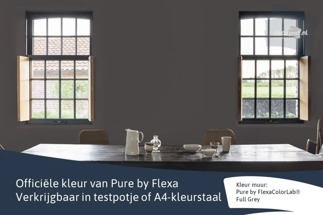 Kleurstaal Flexa Pure Full Grey Kleurstaal Flexa Pure Full Grey