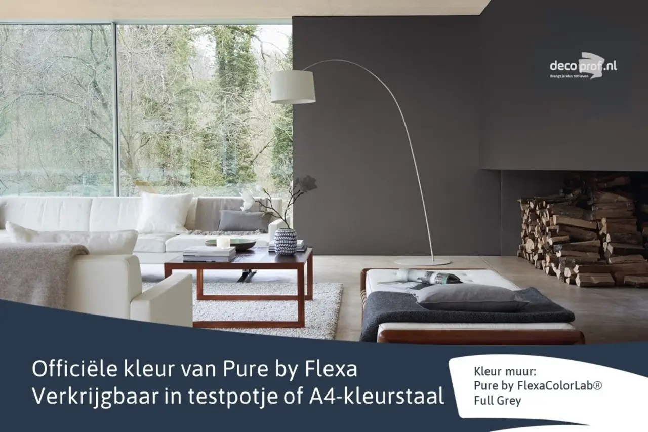 Kleurstaal Flexa Pure Full Grey Kleurstaal Flexa Pure Full Grey