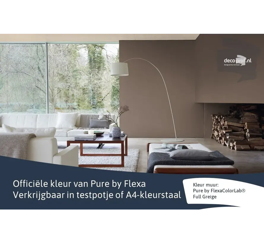 Kleurstaal Flexa Pure Full Greige - A4 Formaat