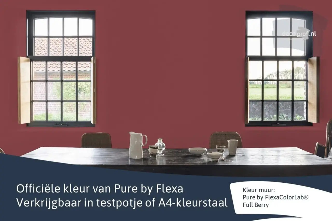 Kleurstaal Flexa Pure Full Berry Kleurstaal Flexa Pure Full Berry