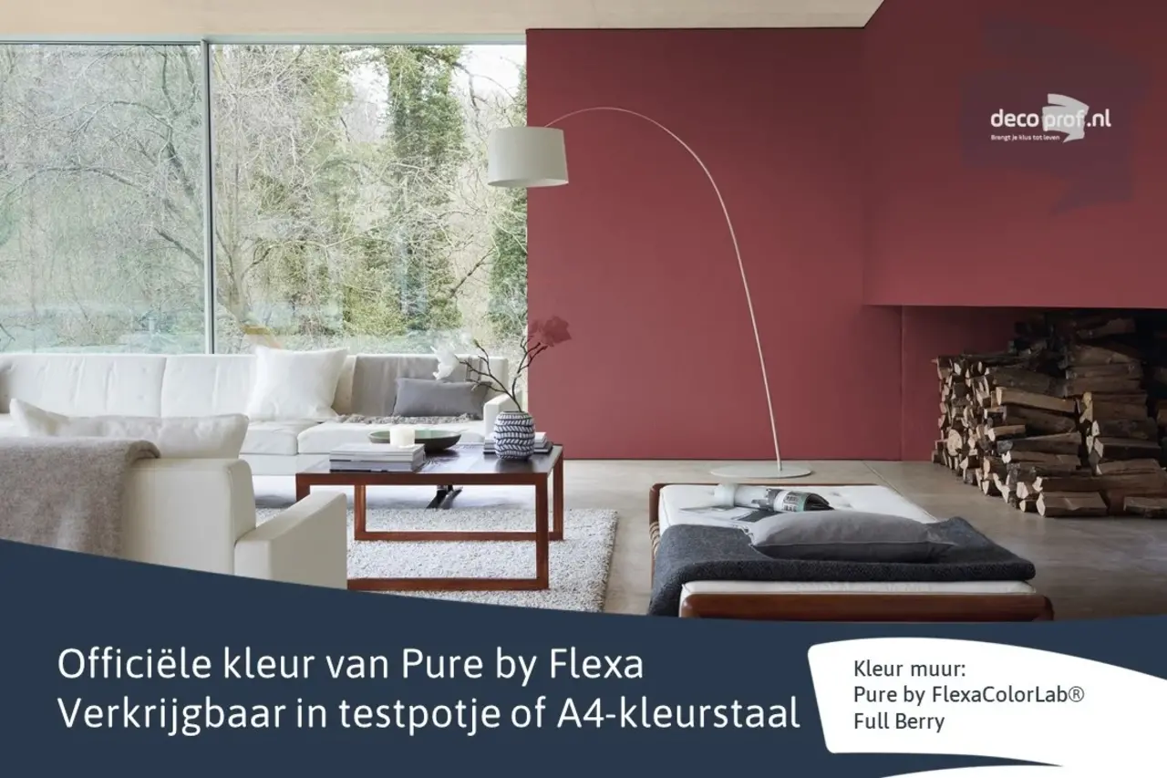 Kleurstaal Flexa Pure Full Berry Kleurstaal Flexa Pure Full Berry