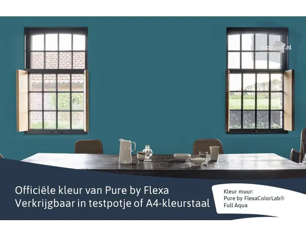 Kleurstaal Flexa Pure Full Aqua