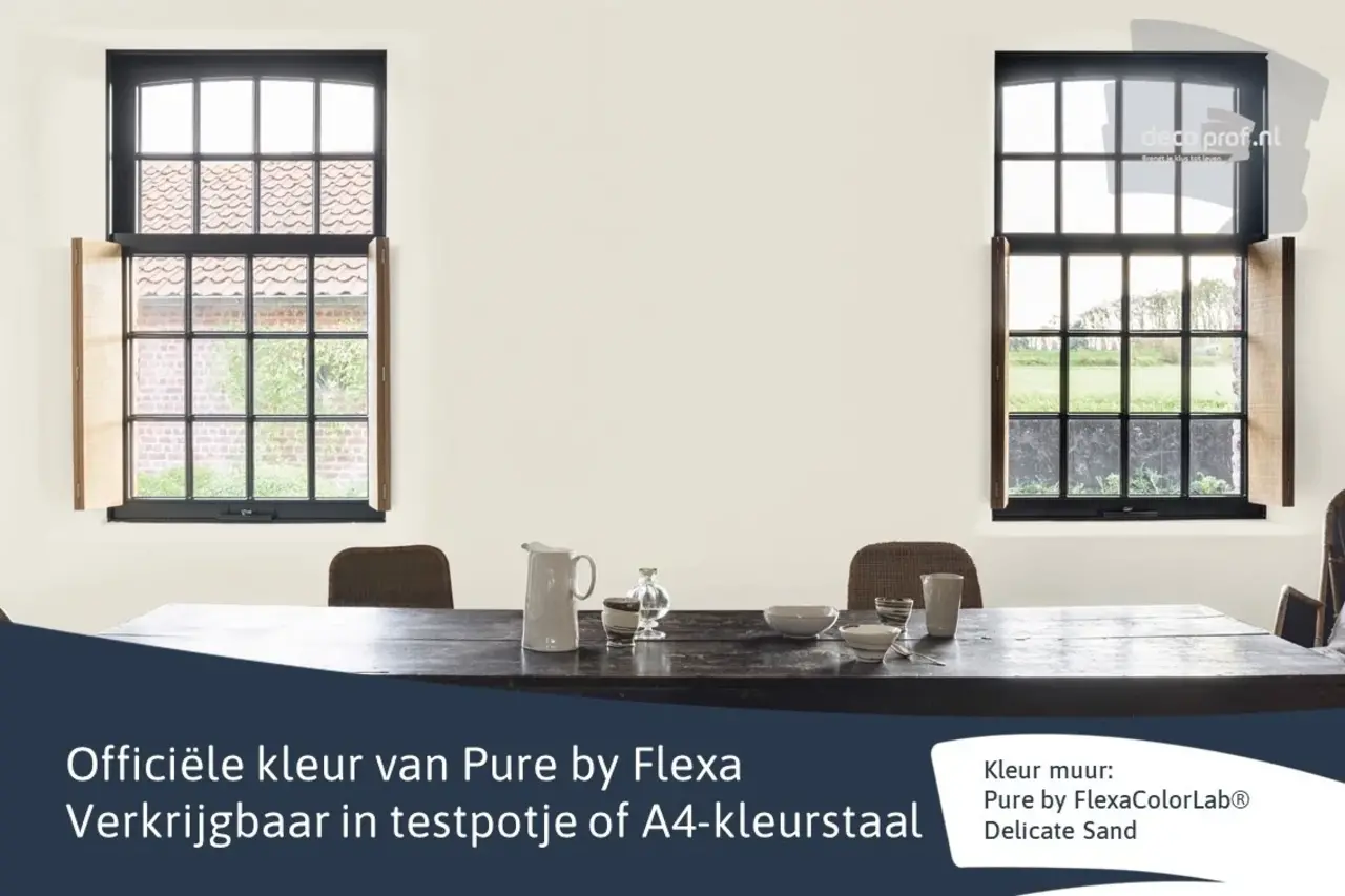 Kleurstaal Flexa Pure Delicate Sand Kleurstaal Flexa Pure Delicate Sand