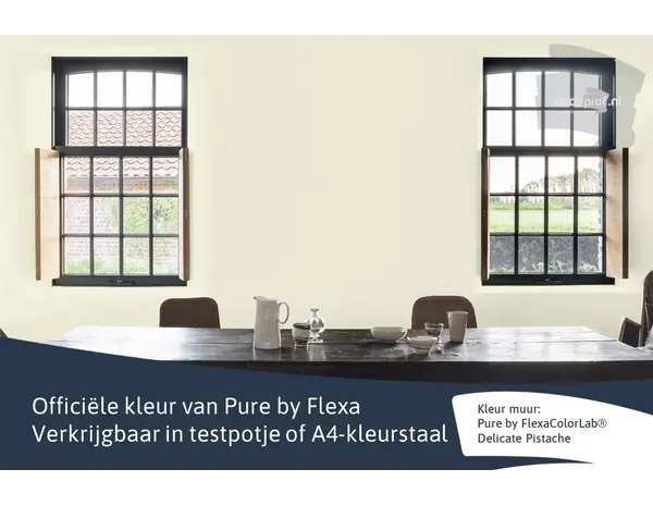 Kleurstaal Flexa Pure Delicate Pistache Kleurstaal Flexa Pure Delicate Pistache