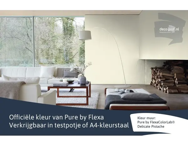 Kleurstaal Flexa Pure Delicate Pistache Kleurstaal Flexa Pure Delicate Pistache