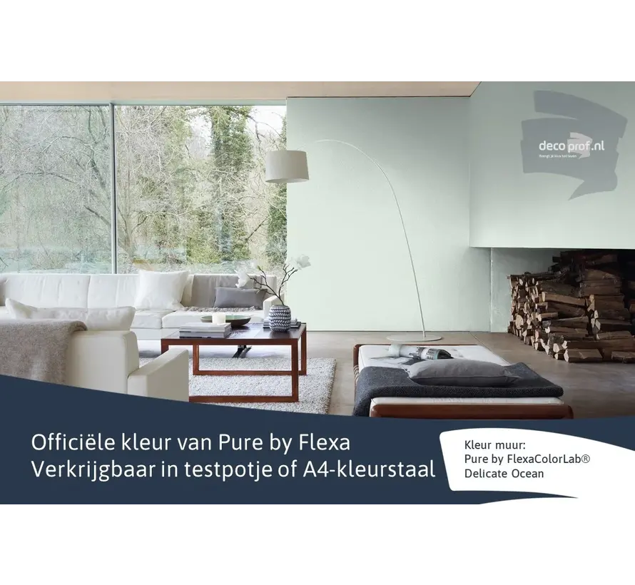 Kleurstaal Flexa Pure Delicate Ocean - A4 Formaat