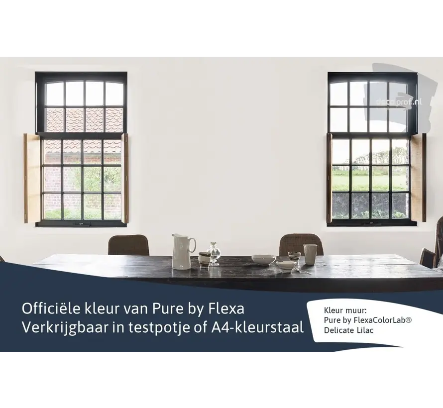 Kleurstaal Flexa Pure Delicate Lilac - A4 Formaat