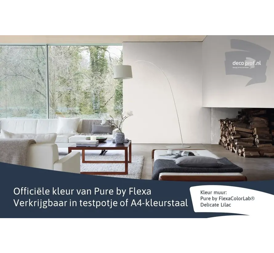 Kleurstaal Flexa Pure Delicate Lilac - A4 Formaat