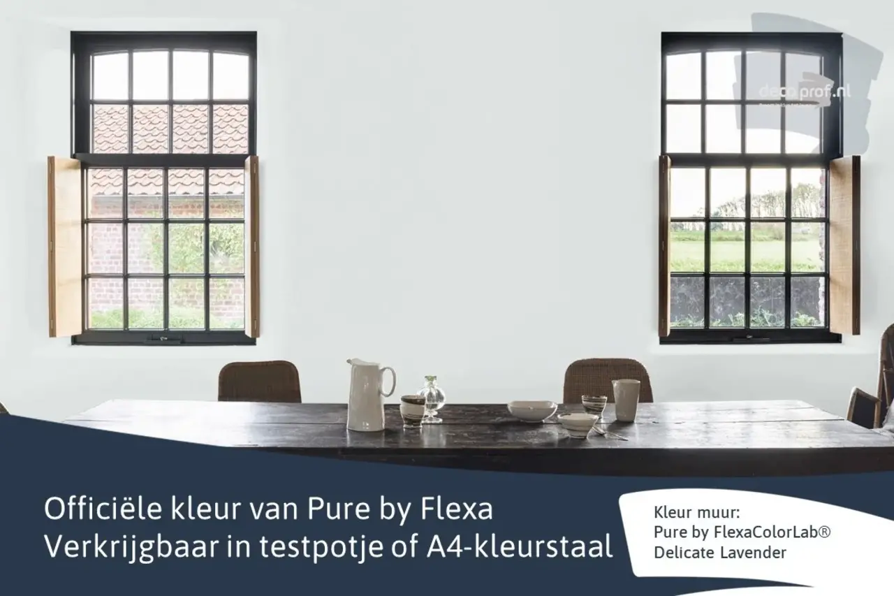 Kleurstaal Flexa Pure Delicate Lavender Kleurstaal Flexa Pure Delicate Lavender