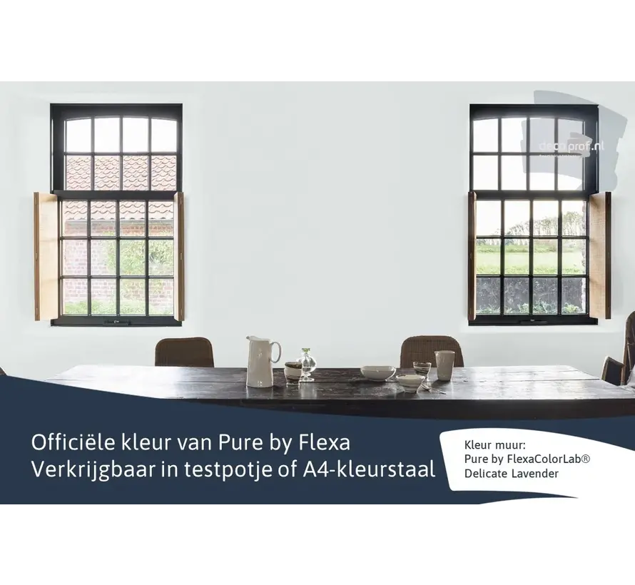 Kleurstaal Flexa Pure Delicate Lavender - A4 Formaat