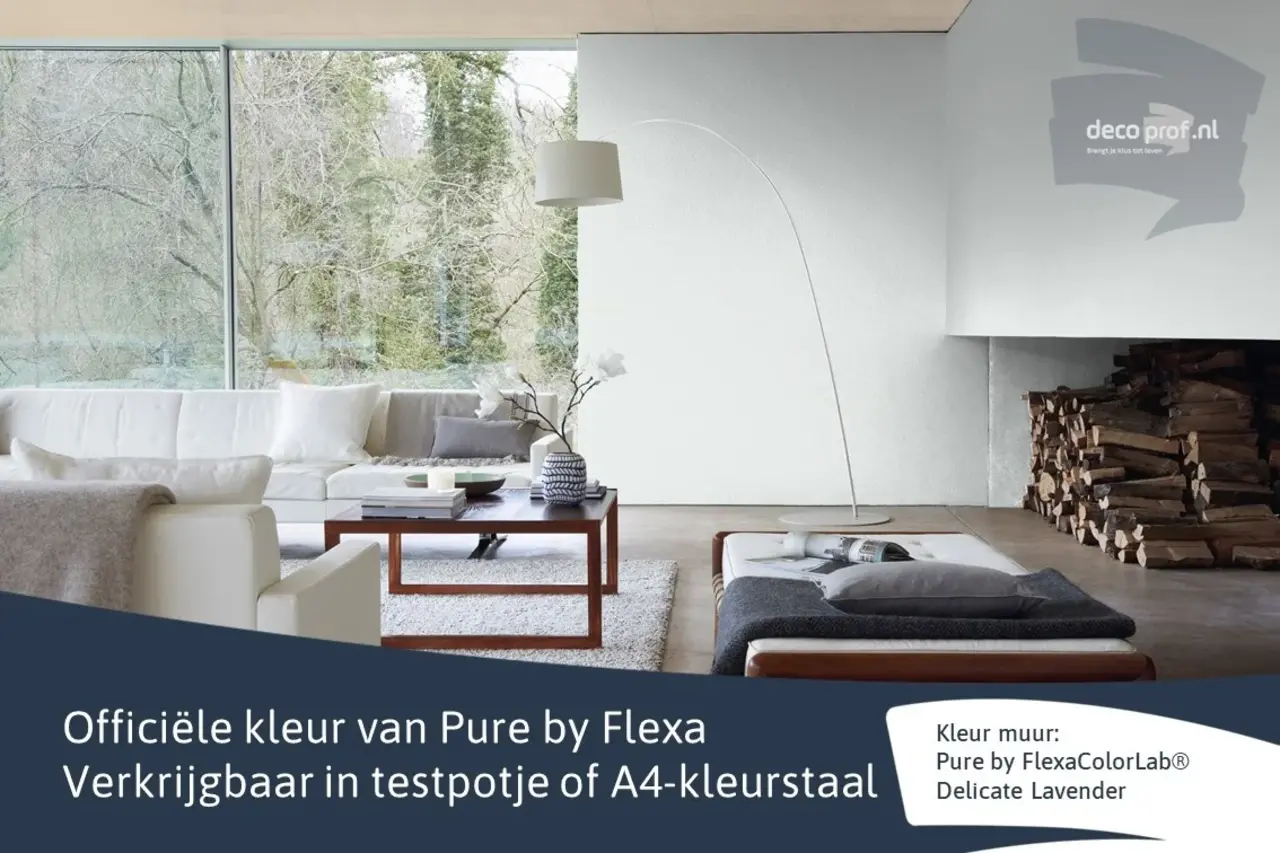 Kleurstaal Flexa Pure Delicate Lavender Kleurstaal Flexa Pure Delicate Lavender