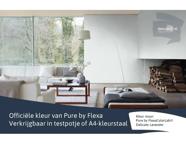 Kleurstaal Flexa Pure Delicate Lavender Kleurstaal Flexa Pure Delicate Lavender