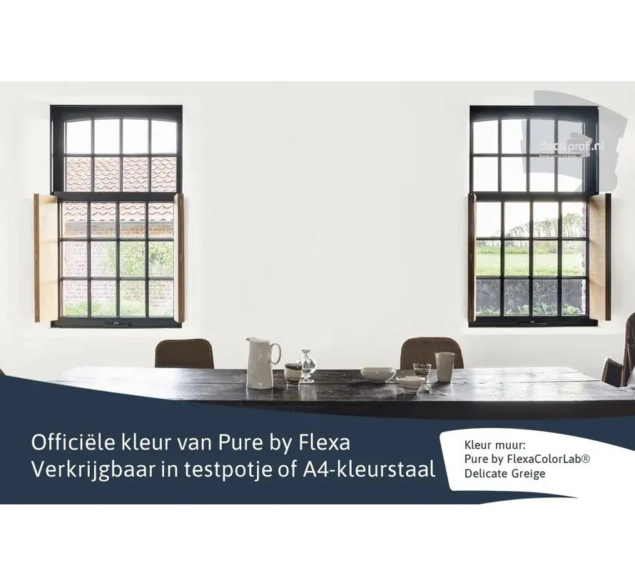 Kleurstaal Flexa Pure Delicate Greige - A4 Formaat