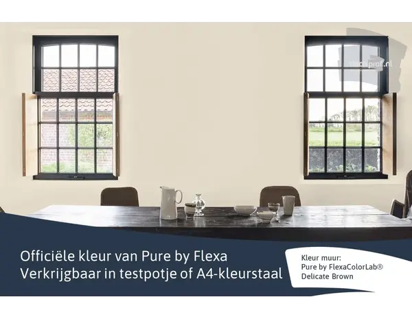 Kleurstaal Flexa Pure Delicate Brown