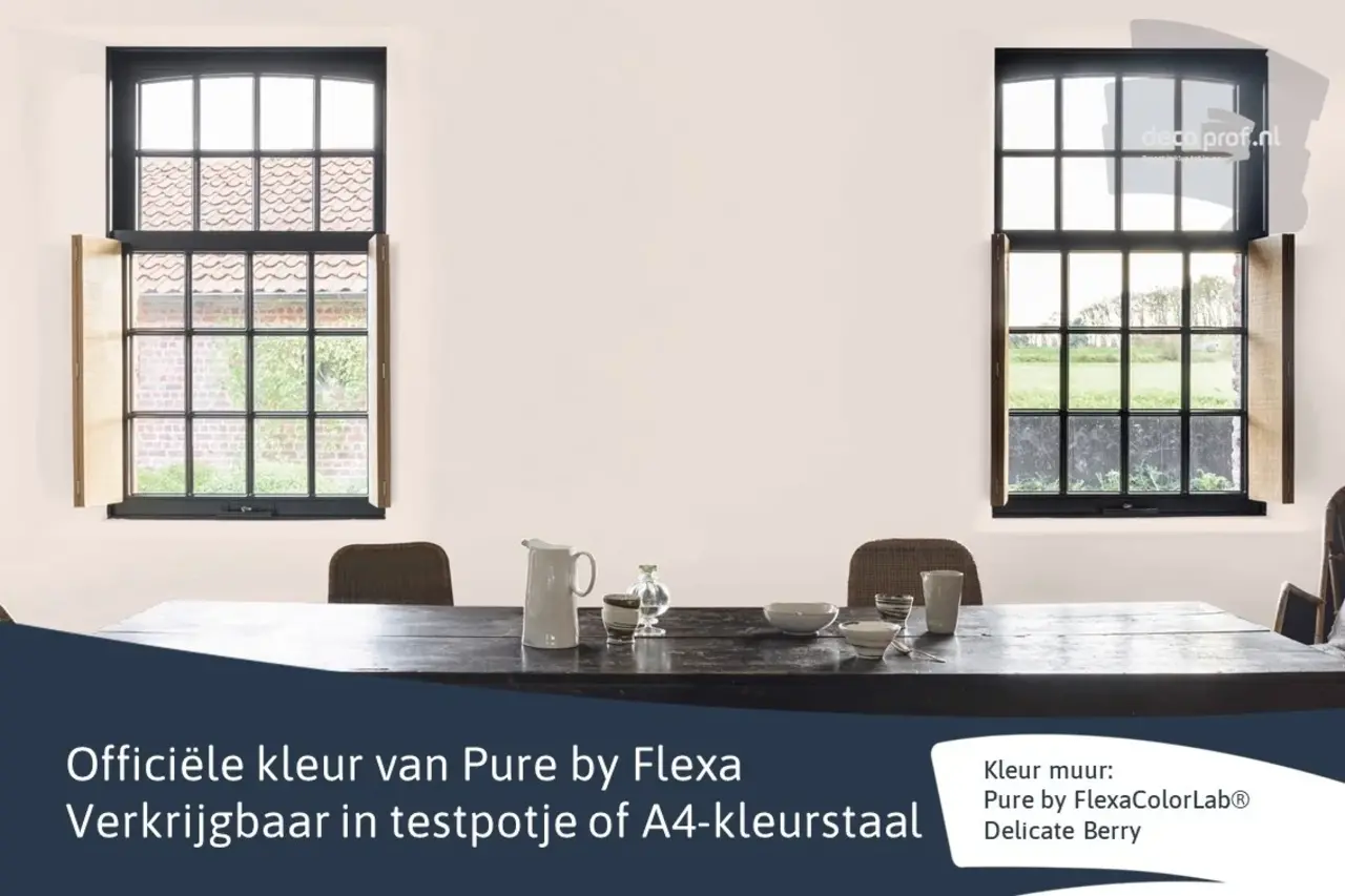 Kleurstaal Flexa Pure Delicate Berry Kleurstaal Flexa Pure Delicate Berry