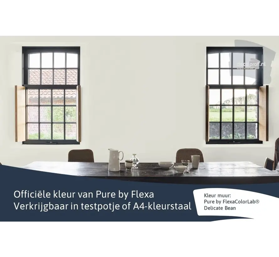 Kleurstaal Flexa Pure Delicate Bean - A4 Formaat