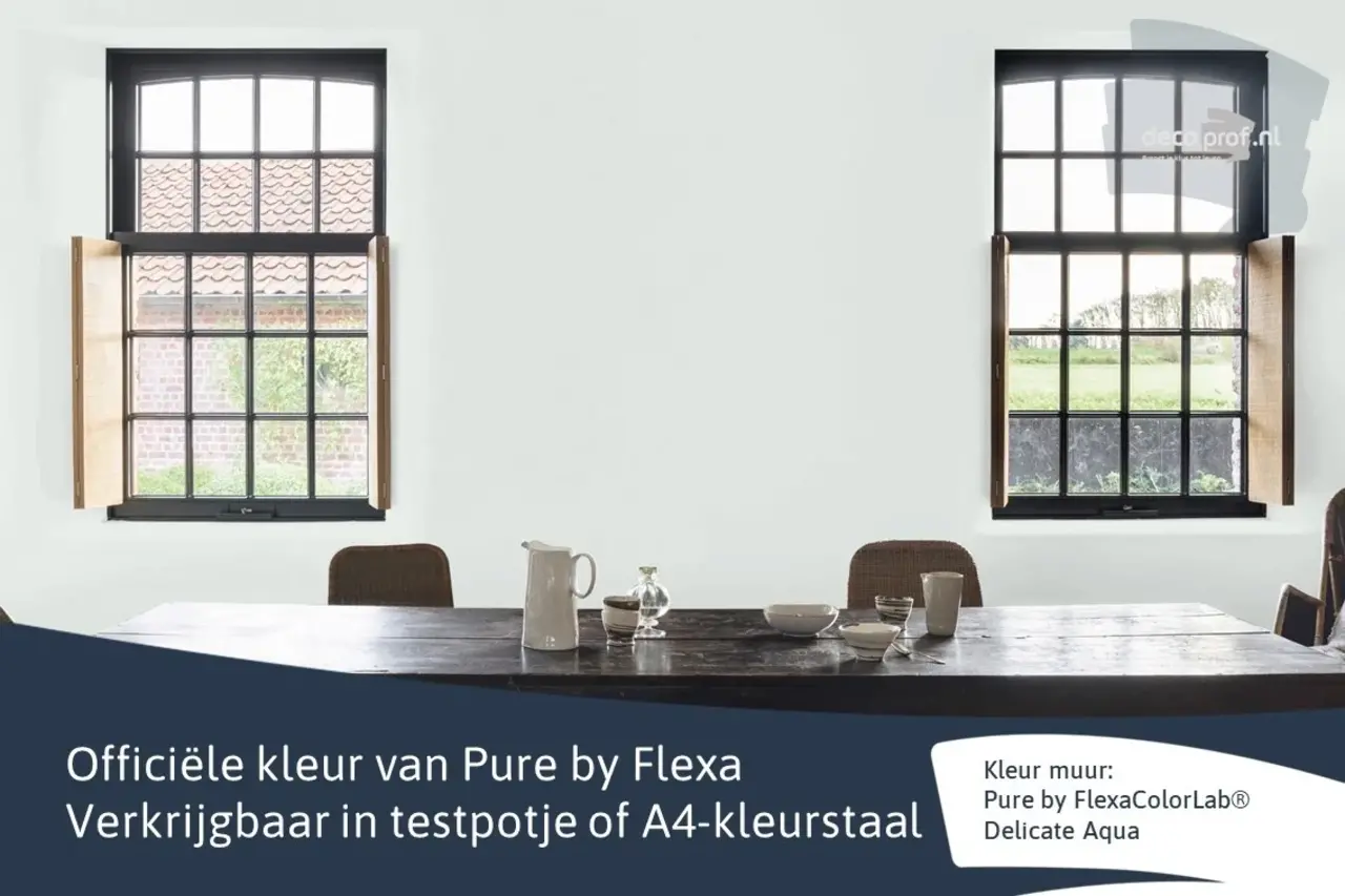 Kleurstaal Flexa Pure Delicate Aqua Kleurstaal Flexa Pure Delicate Aqua